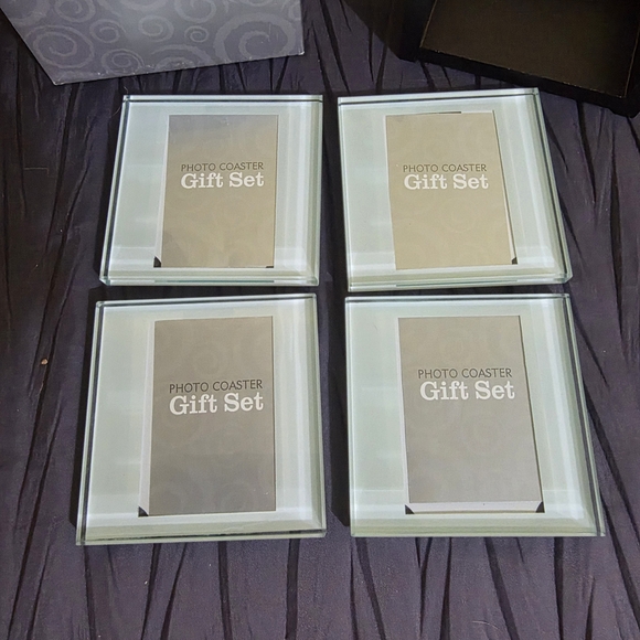Glass Photo Coaster Gift Set - Picture 2 of 4